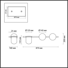 Бра Odeon Light 4681/2W