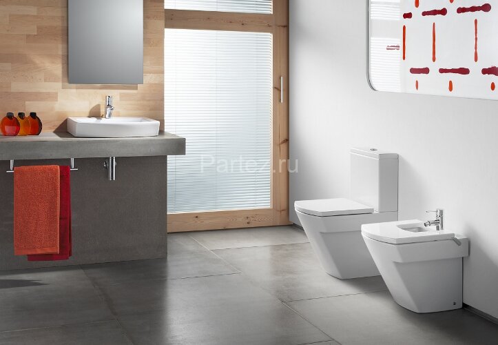 Биде напольное Roca HALL, уст.компл., (7.3576.2.400.0)