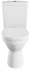 Унитаз-компакт Vitra Norm Eisberg 355х640х805, быстросьемное сиденье дюропласт с микролифтом, белый