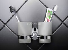 Подстаканник Fixsen Europa двойной, хром (FX-21807)