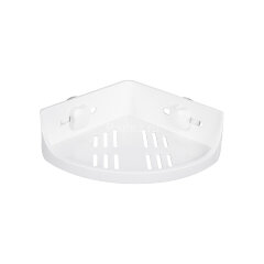 Полочка угловая Fixsen Grampus одноэтажная, белая (GR-3310)