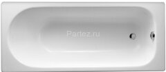 Ванна чугунная Jacob Delafon SOISSONS 170x70 без антискользящего покрытия, без отверстий для ручек, 