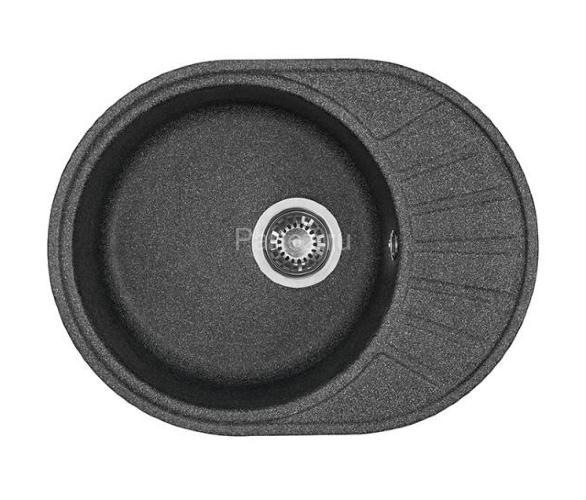 Кухонная мойка AQUATON Чезана, графит (1A711232CS210)