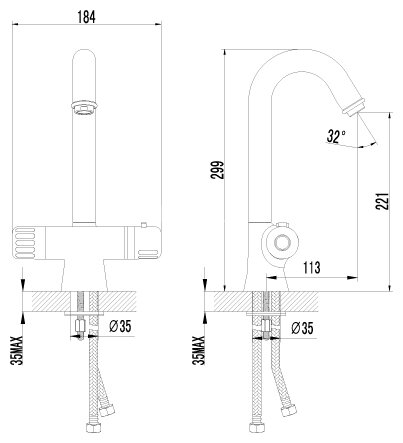 Смеситель для кухни термостатический Lemark Thermo LM7735C