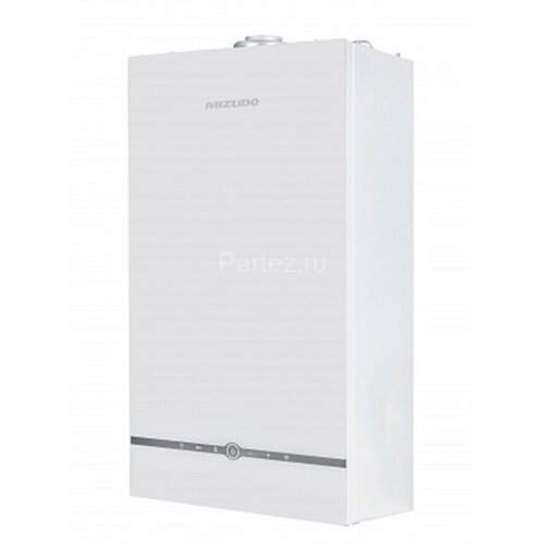 Котел газовый MIZUDO MAESTRO GEM M24Т настенный, 2 конт., OPT, стеклянная сенсорная панель, белая