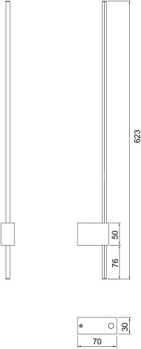 Настенный светильник Maytoni C070WL-L6GB3K