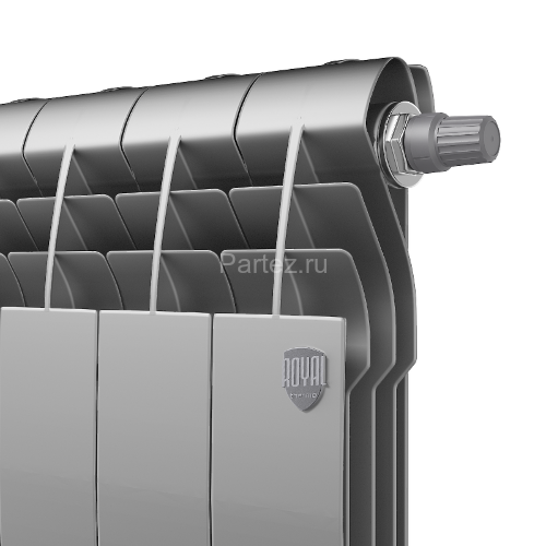 Радиатор Royal Thermo BiLiner 350 /Silver Satin VDR - 10 секц.