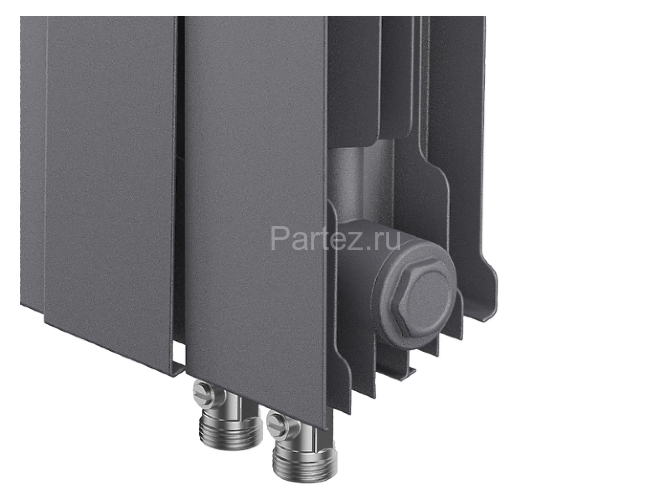 Радиатор Royal Thermo PianoForte 500 /Silver Satin - 10 секц. VDR