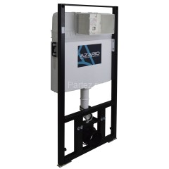 Сет: Инсталляция AZARIO + Унитаз подвесной Creo Ceramique с системой смыва Tornado, в комплекте с бы