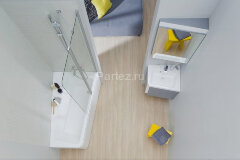 Зеркало Ravak 10° 65 R угловое Темный орех (X000001081)