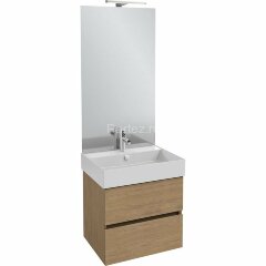 Тумба под раковину Jacob Delafon Tolbiac 60 подвесная, натуральный меламин, Дуб давос (EB2381-E75)
