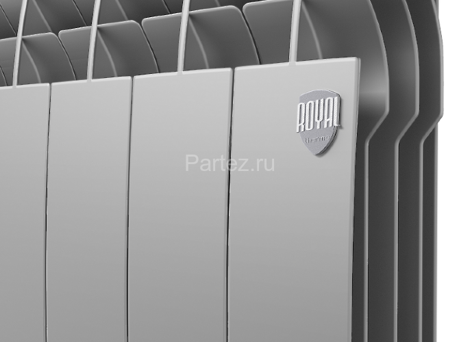 Радиатор Royal Thermo BiLiner 500 /Silver Satin VR - 4 секц.