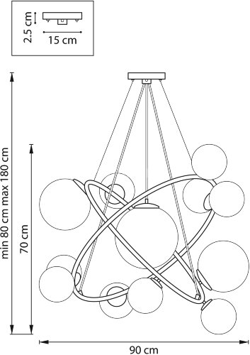 Подвесная люстра Lightstar 815417