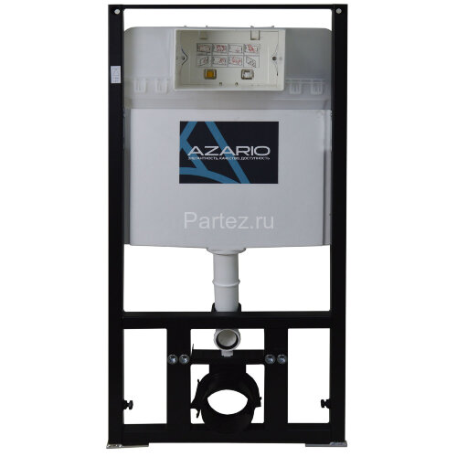 Сет AZARIO инсталляция + унитаз Teramo (квадратный) с быстросъемным сидением микролифт + клавиша см