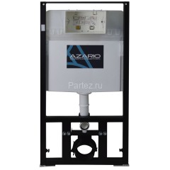 Сет AZARIO инсталляция  + унитаз Teramo (квадратный) с быстросъемным сидением микролифт + клавиша см