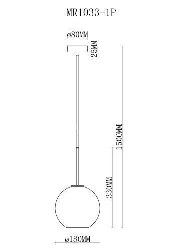 Подвесной светильник MyFar MR1033-1P