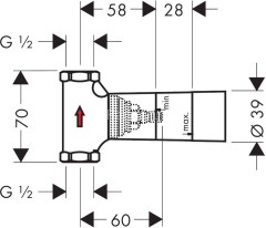 15974180 запорный вентиль скрытая часть