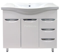 Комплект тумба Стиль- 80/3 800х850х460 напольная, с раковиной Basic 80 (CS00070447)