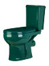 Унитаз-компакт Ирида Стандарт горизонтальный выпуск, с сиденьем, зеленый (40325130402)