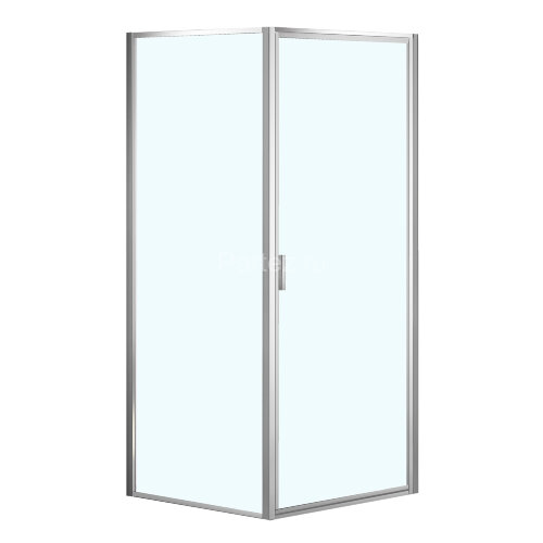 Душевое ограждение Azario RICHMOND 800х800х1950 БЕЗ ПОДДОНА прозрачное стекло 6 мм, профиль хром (AZ-NAG1221 800)