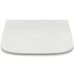 Сиденье с крышкой для унитаза Ideal Standard i.life B ультратонкое с микролифтом (T500301)