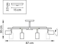 Потолочная люстра Lightstar LR718318