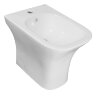 Биде напольное Azario FRETTA SQUARE Размер 525х340х400 мм., белый