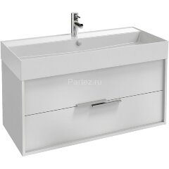 Тумба под раковину Jacob Delafon Vivienne 100 подвесная, Белая глянцевая (EB1668-J5-J5)