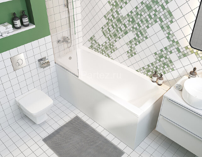 Пэк: Santek "Нео" подвесной унитаз с сиденьем SC + инсталляция + панель смыва белого цвета (1.WH30.2