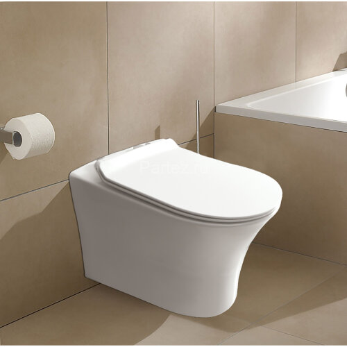 Сет AZARIO инсталляция + унитаз Fretta Round подвесной, с быстросъемным сиденьем микролифт (AZ-8010-