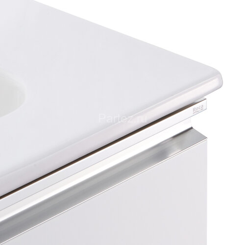 Модуль д/раковины Roca THE GAP 800 мм, 2 ящика, белый глянец