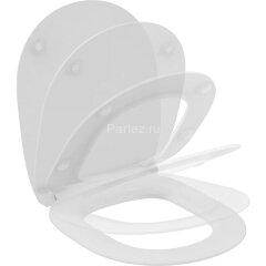 Унитаз подвесной Ideal Standard Connect безободковый, с сиденьем Микролифт, белый (W941103)