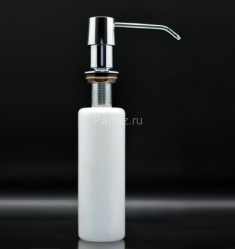 Дозатор жидкого мыла Fixsen Hotel 350 мл врезной ,металлическая помпа, хром (FX-31012D)