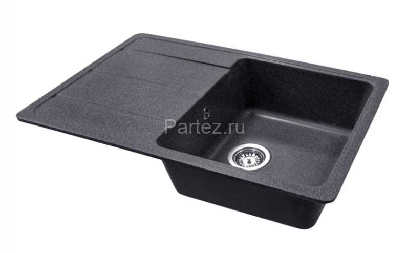 Кухонная мойка AQUATON Аманда, графит (1A712832AD210)