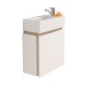 Тумба под раковину AQUATON Эклипс М46, правая, белая (1A172801EK49R)