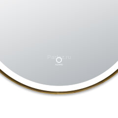 Зеркало AZARIO Diana D800 с подсветкой, сенсорный выключатель с функцией диммера, в алюминиевой раме