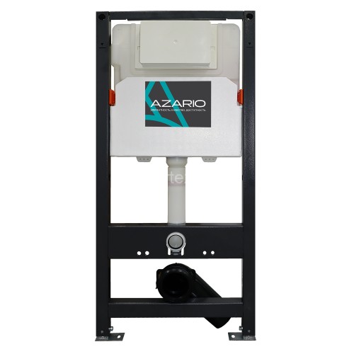 Сет AZARIO NEW Инсталляция для подвесного унитаза 3/6л + подвесной нитаз Azario MONEO безободковый,