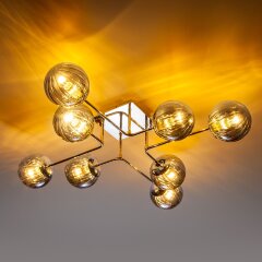 Потолочная люстра Eurosvet 30140/8 хром