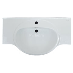 Комплект тумба Loranto Глория 80 Н 800х500х760 напольная с раковиной Teo 80, Дуб Кантри