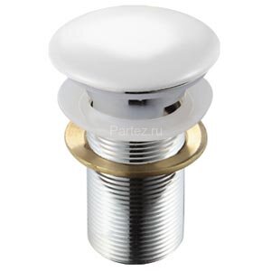 Донный клапан без перелива (белый) MLN-TB20-1