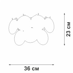 Бра Vitaluce V5295-8/2A
