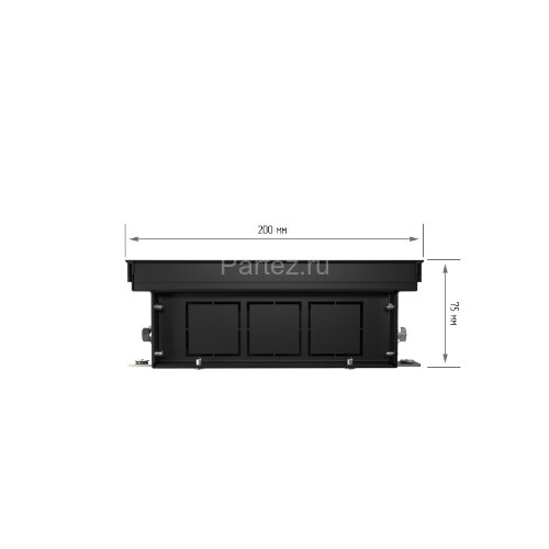 Конвектор внутрипольный Royal Thermo ATRIUM-75/200/1400-DG-U-NA