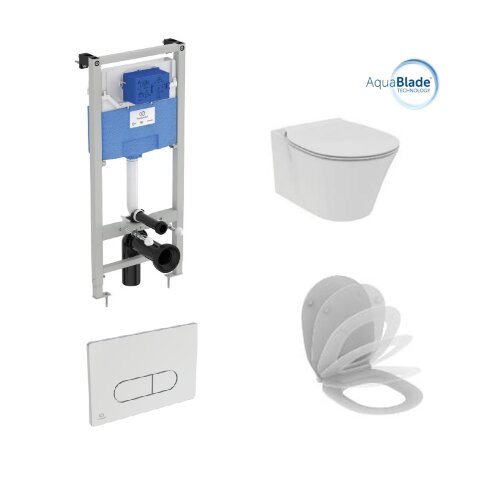 Пневматический промо-набор 4 в 1 Ideal Пневматический комплект Standard ProSys + Подвесной унитаз и