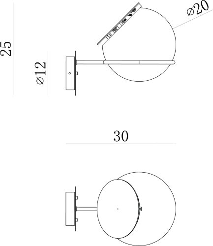 Бра Donolux W111023/1
