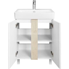 Тумба под раковину AQUATON Кантри 60 напольная, дуб верона (1A257401AHB20)