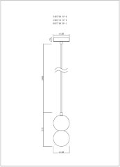 Подвесной светильник Divinare 5407/49 SP-1