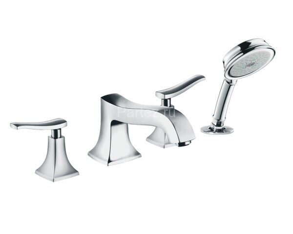 Hansgrohe 31314000 Metris Classic Смеситель на край ванны, на 4 отверстия, 1/2