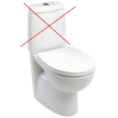 Чаша унитаза Roca VICTORIA NORD горизонтальный выпуск (7.342N.D.700.0)