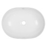 Раковина-чаша Azario 485х350х130 накладная, овальная, белый глянец (AZ-2191)