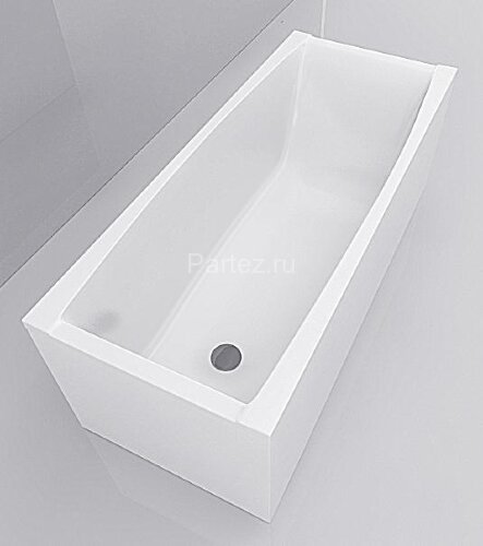 Ванна акриловая Santek САНТОРИНИ прямоугольная 160х70 белая